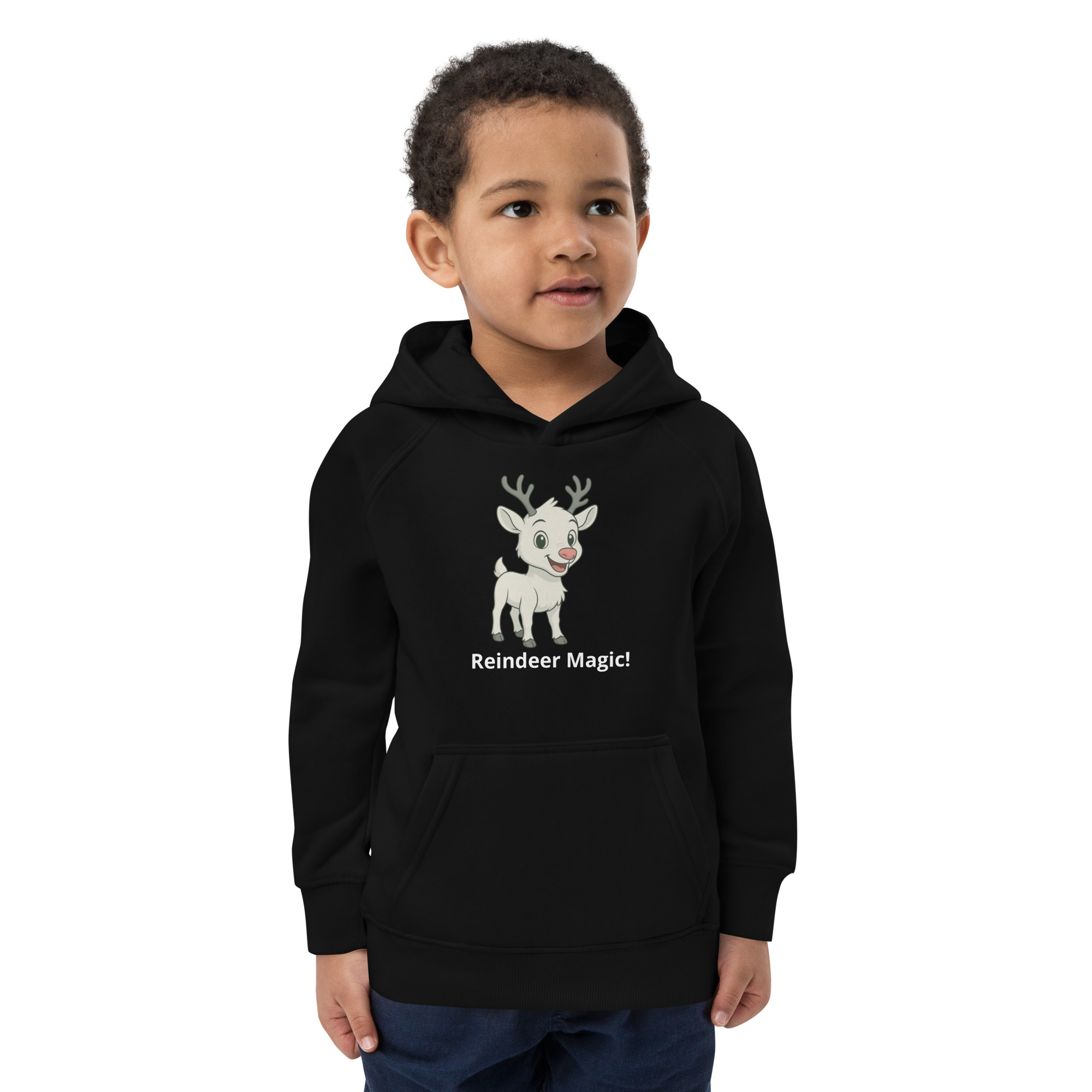 Lars Baby Reindeer Eco Hoodie - Image 2