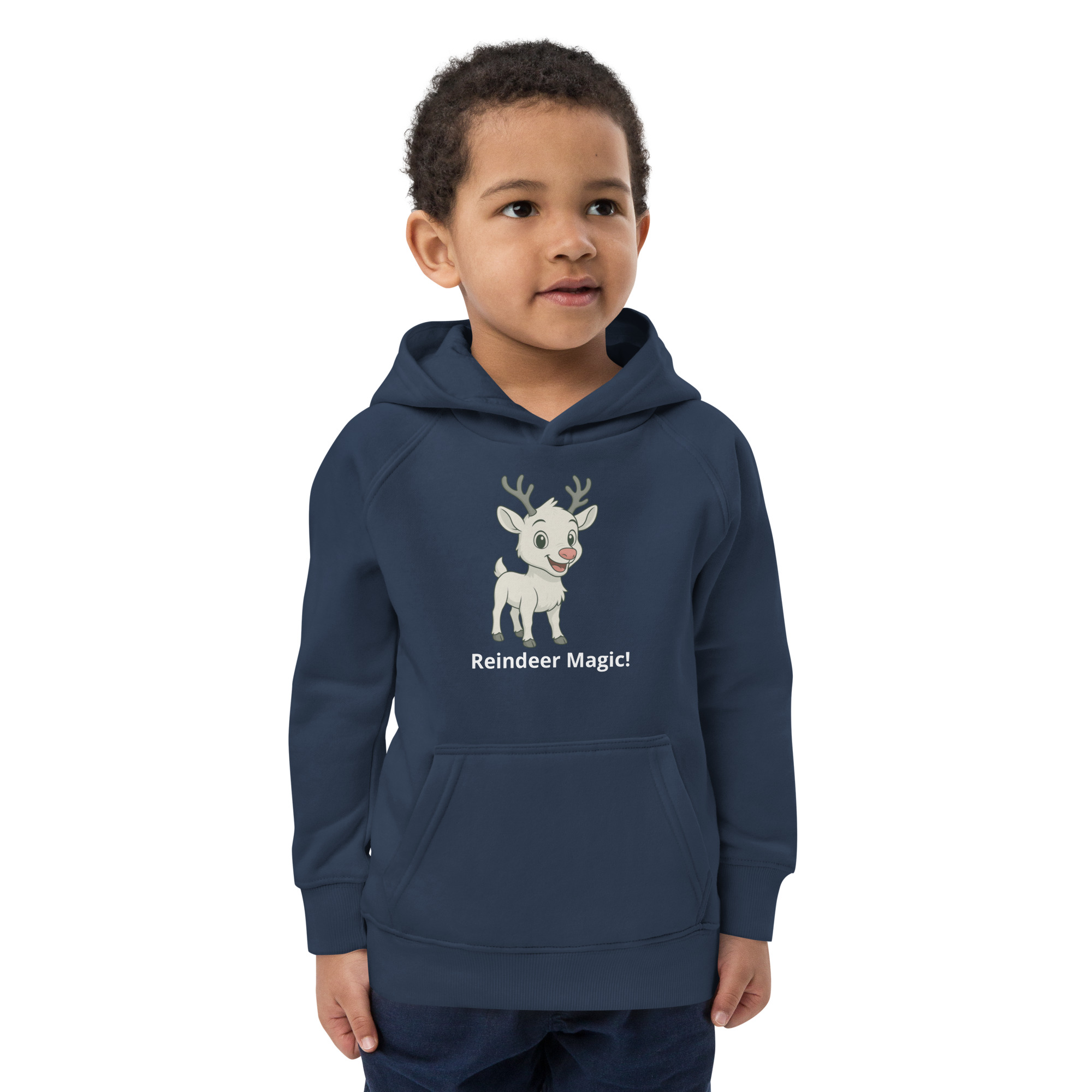 Lars Baby Reindeer Eco Hoodie - Image 3